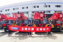 玉柴硬核動力配套起重機批量交付陜西客戶